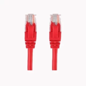 Network cable 30 meters model CAT5 red color