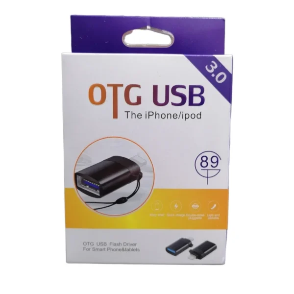 مبدل USB OTG به لایتنینگ مدل GP_89