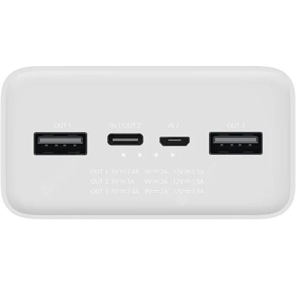 پاوربانک شیائومی مدل PB3018ZM ظرفیت 30000 اصل