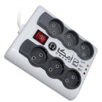 محافظ برق امگا ۶ خانه مدل P6000 کابل ۱/۵ متر