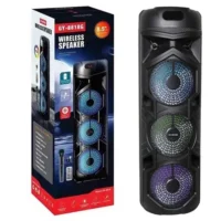 اسپیکر چمدانی بلوتوثی GY-8818G + میکروفون و ریموت کنترل